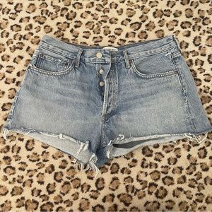 AGOLDE denim shorts